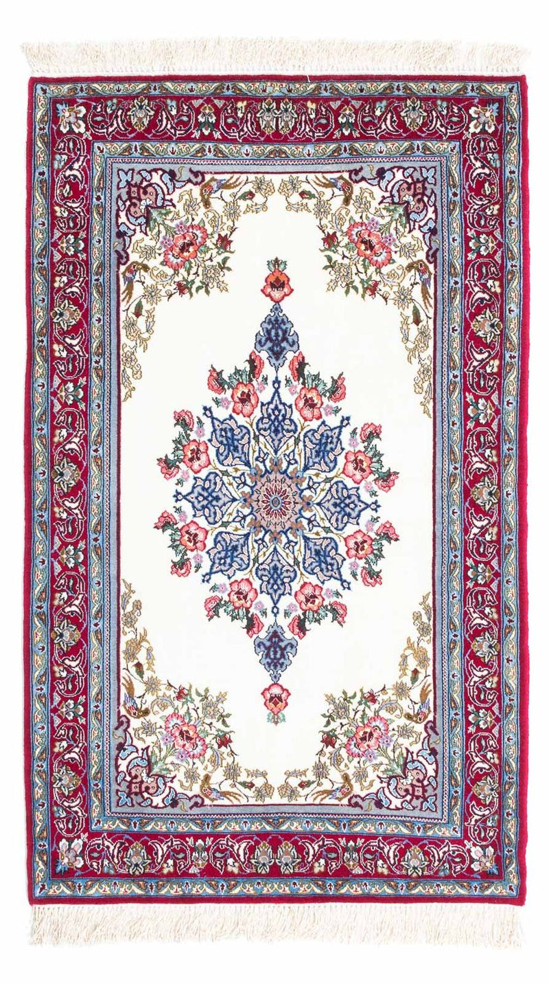 Dywan perski - Isfahan - Premium - 120 x 71 cm - beżowy