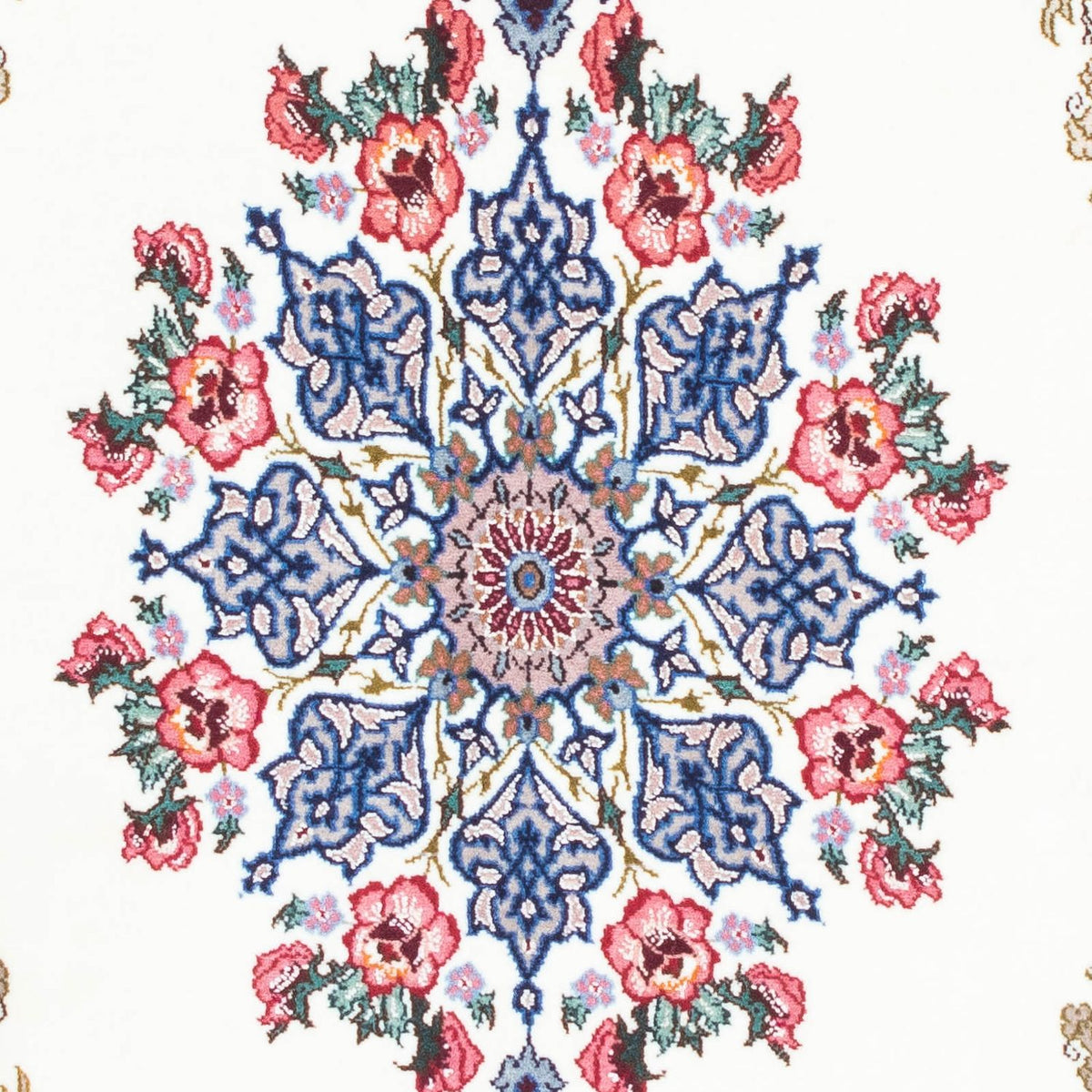 Dywan perski - Isfahan - Premium - 120 x 71 cm - beżowy