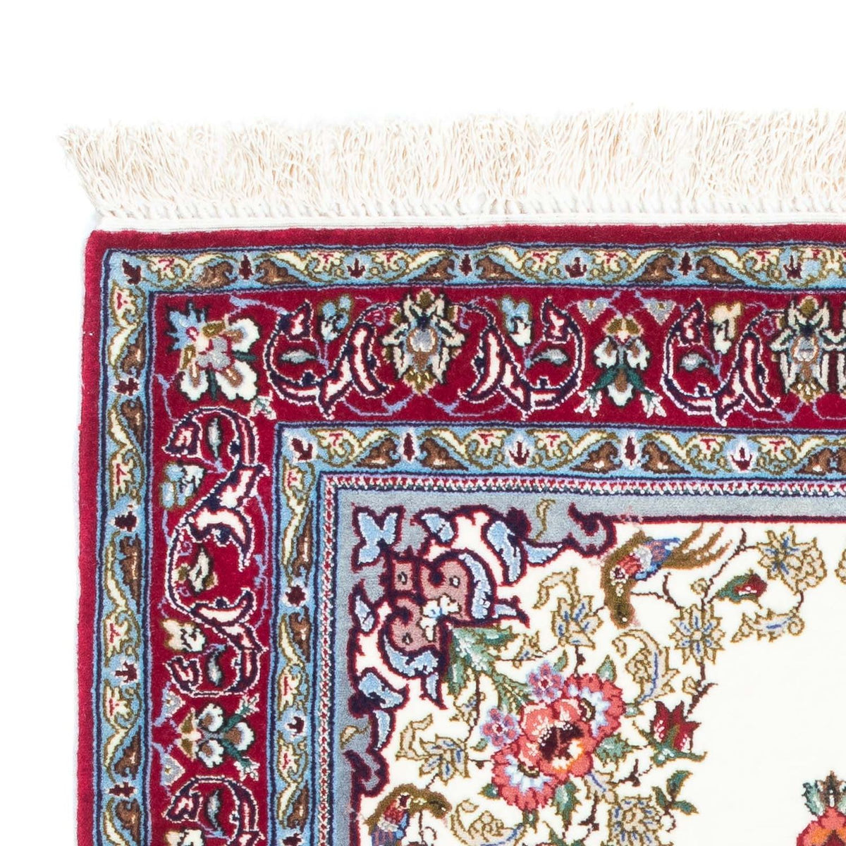 Dywan perski - Isfahan - Premium - 120 x 71 cm - beżowy