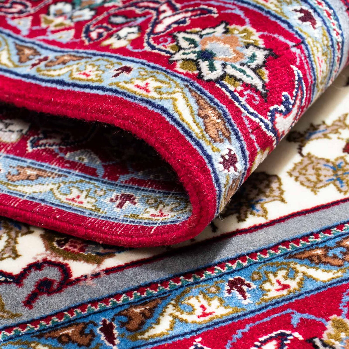 Dywan perski - Isfahan - Premium - 120 x 71 cm - beżowy