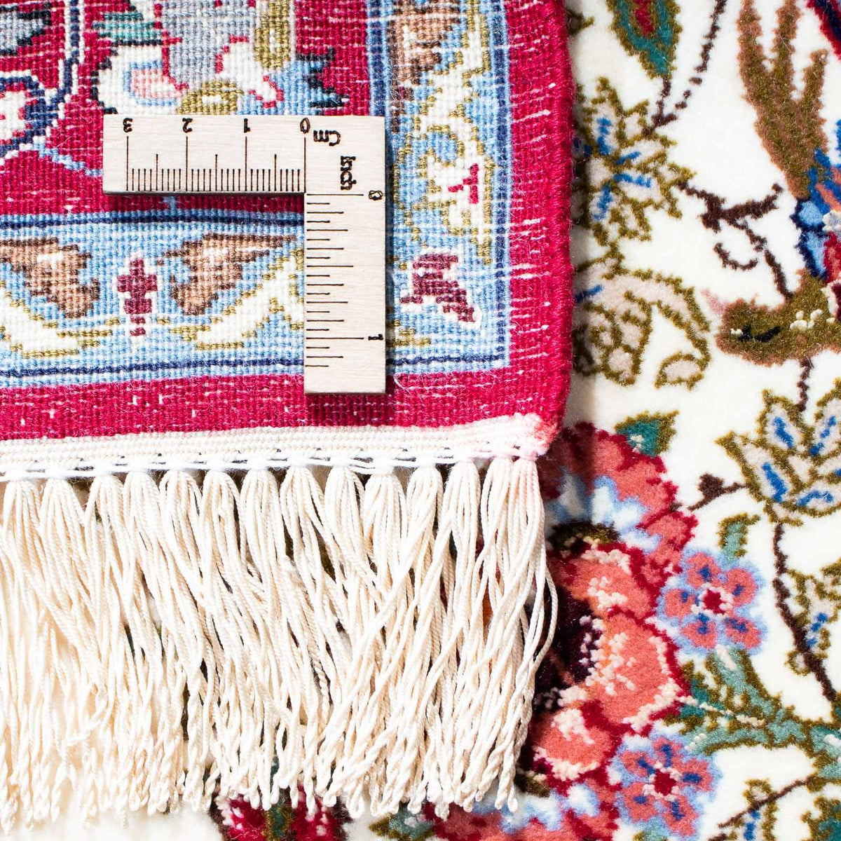 Dywan perski - Isfahan - Premium - 120 x 71 cm - beżowy