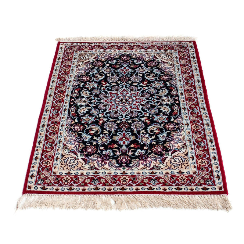 Dywan perski - Isfahan - Premium - 104 x 72 cm - ciemna czerwień
