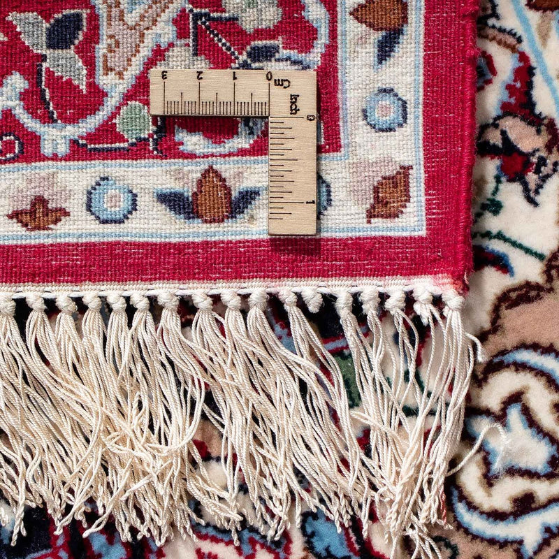 Dywan perski - Isfahan - Premium - 104 x 72 cm - ciemna czerwień