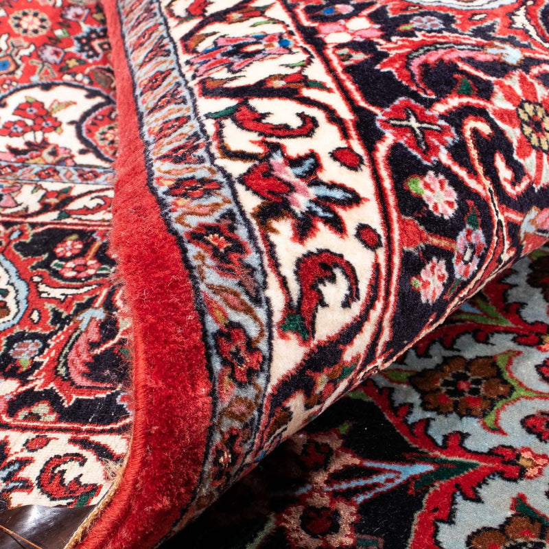 Dywan perski - Bijar - 343 x 260 cm - ciemna czerwień