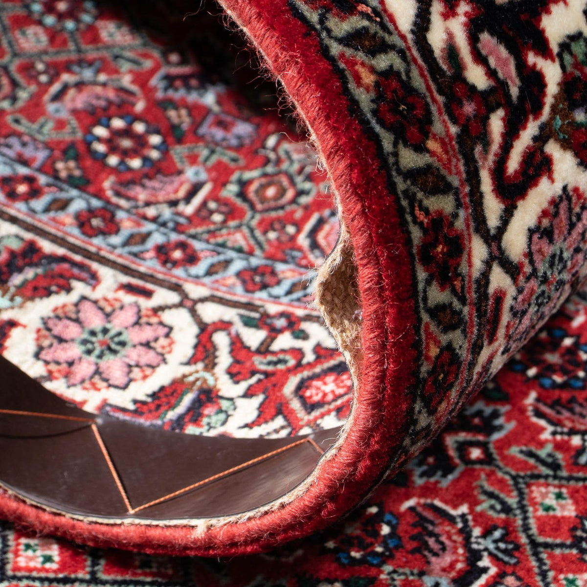 Biegacz Dywan perski - Bijar - 310 x 82 cm - jasna czerwień