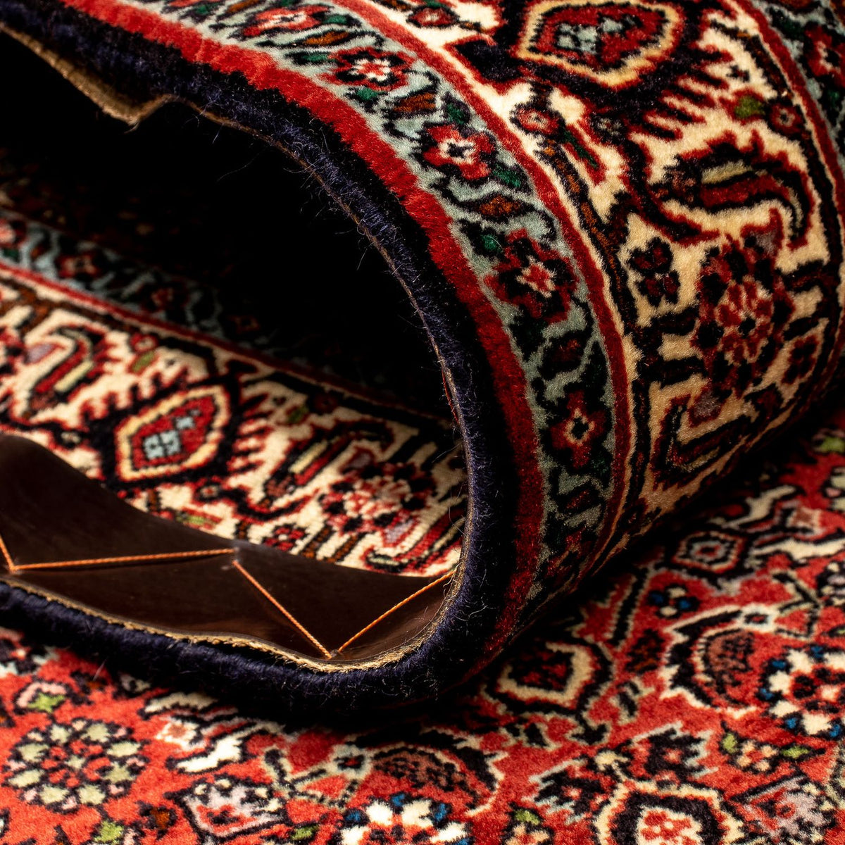 Biegacz Dywan perski - Bijar - 294 x 84 cm - wielokolorowy