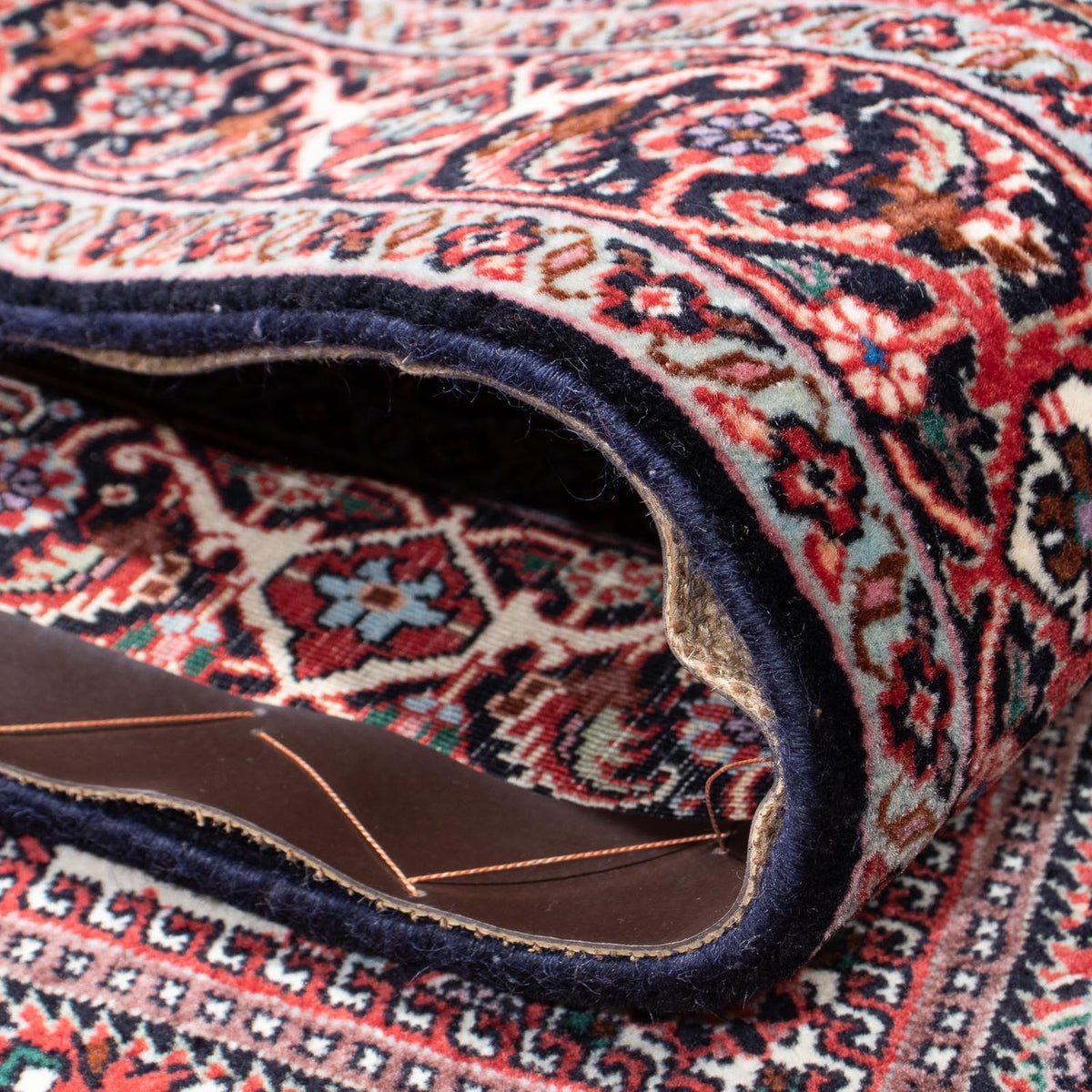 Biegacz Dywan perski - Bijar - 295 x 84 cm - beżowy