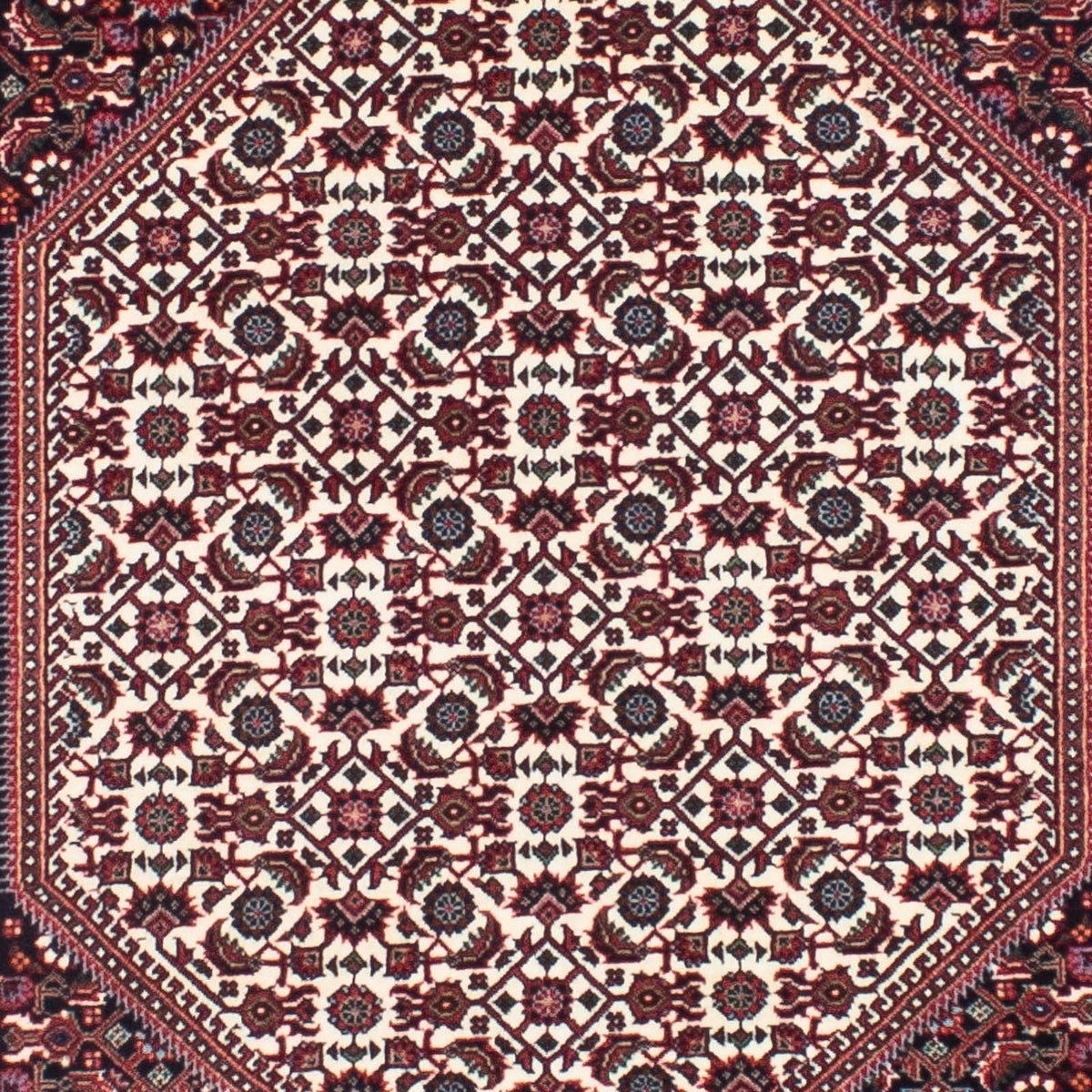 Biegacz Dywan perski - Bijar - 302 x 84 cm - beżowy