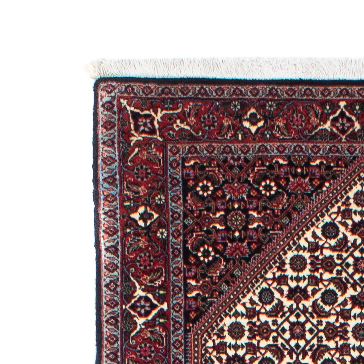 Biegacz Dywan perski - Bijar - 302 x 84 cm - beżowy