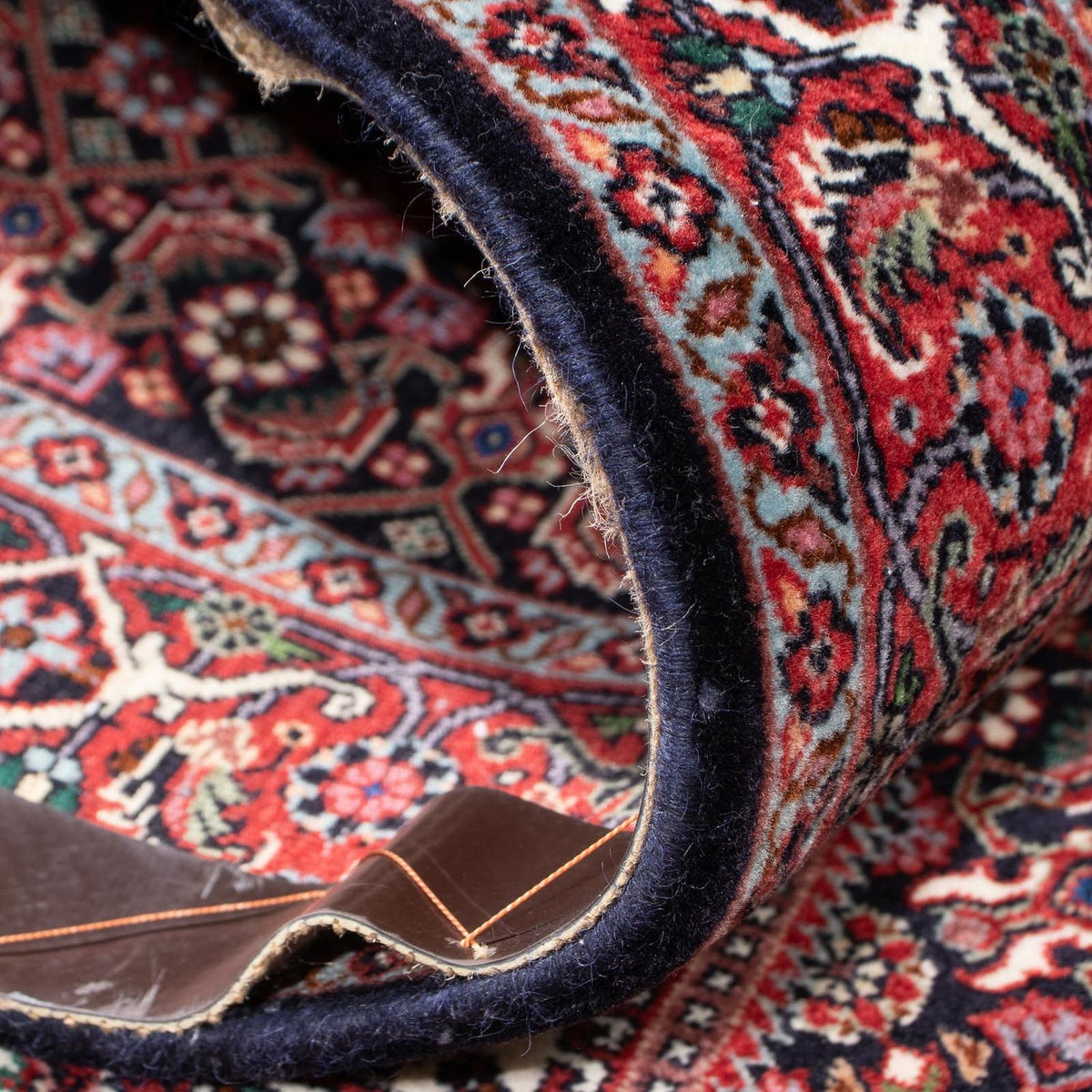 Biegacz Dywan perski - Bijar - 302 x 84 cm - beżowy