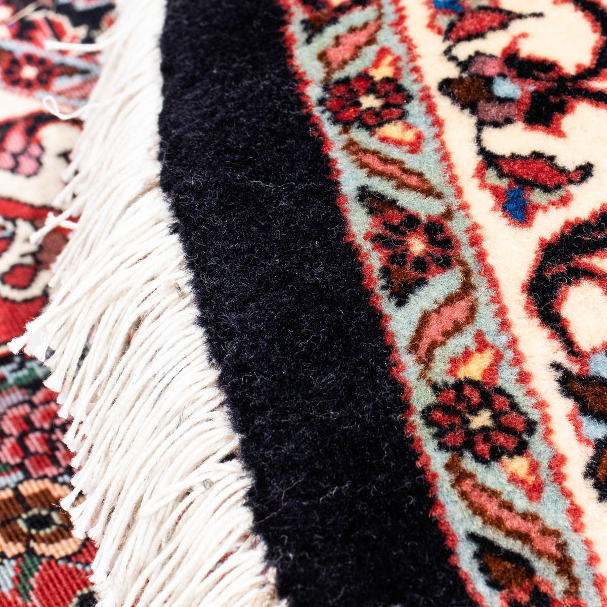 Dywan perski - Bijar okrągły  - 250 x 250 cm - czerwony