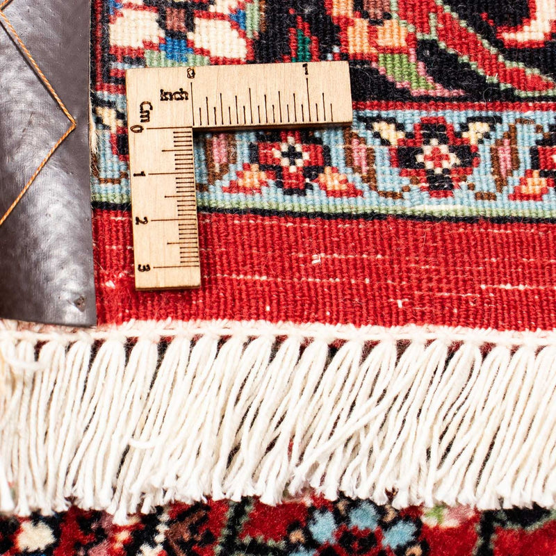 Dywan perski - Bijar - 398 x 299 cm - ciemna czerwień