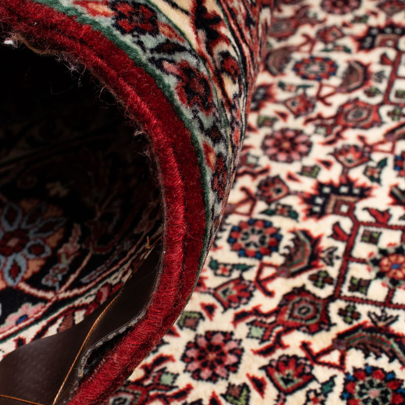 Dywan perski - Bijar - 238 x 196 cm - ciemna czerwień