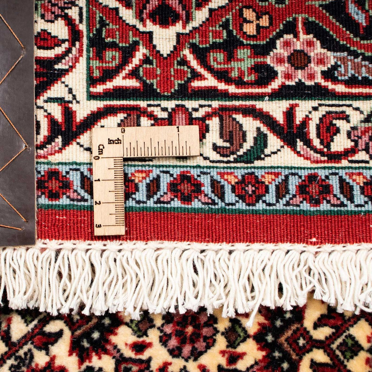 Dywan perski - Bijar - 238 x 196 cm - ciemna czerwień