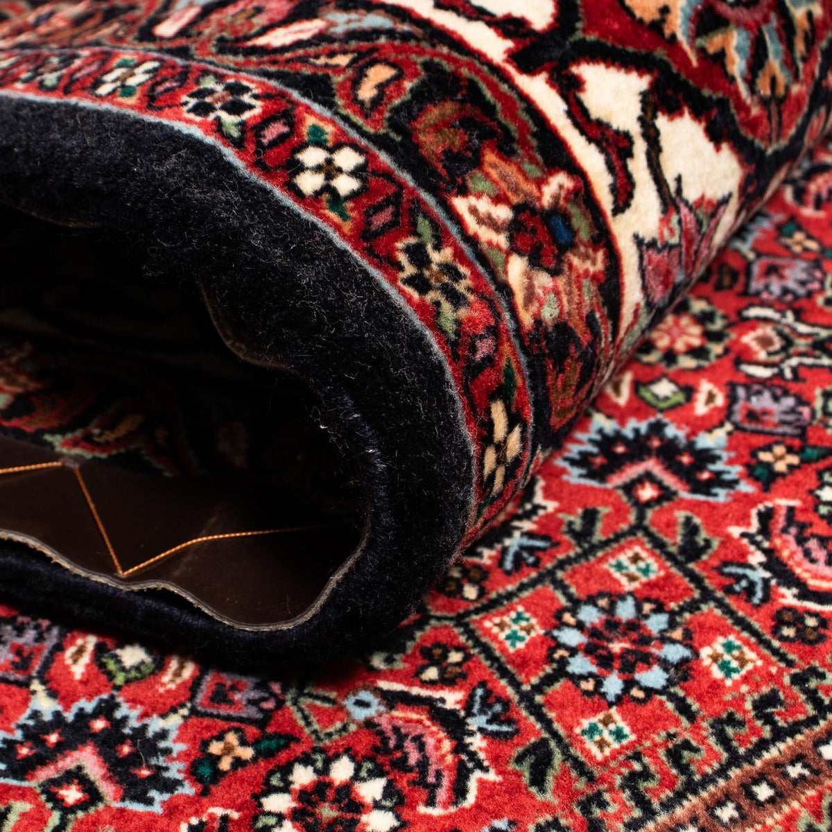 Dywan perski - Bijar - 263 x 204 cm - ciemna czerwień