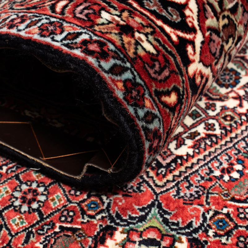 Dywan perski - Bijar - 249 x 200 cm - ciemna czerwień