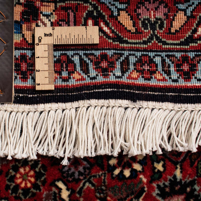 Dywan perski - Bijar - 249 x 200 cm - ciemna czerwień