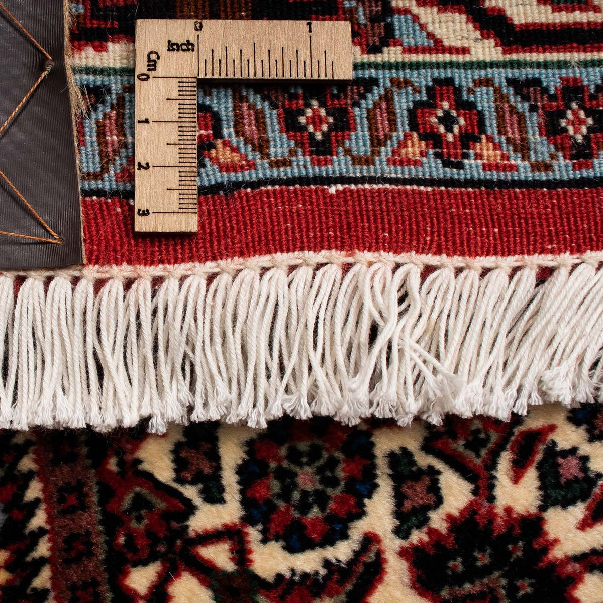 Dywan perski - Bijar - 245 x 202 cm - ciemna czerwień