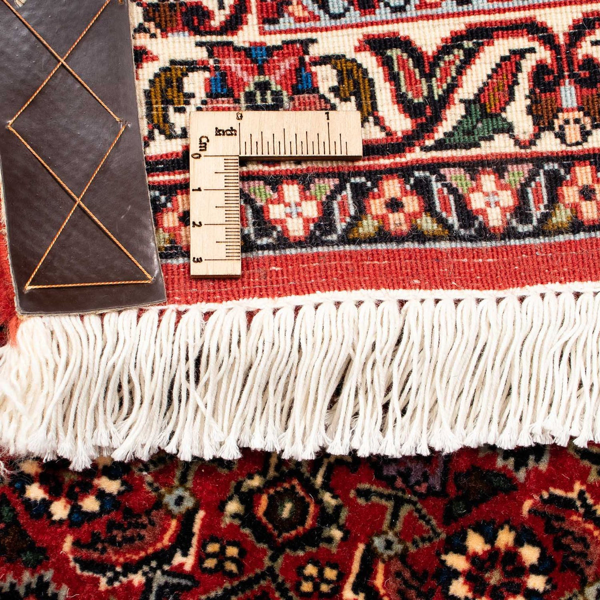 Dywan perski - Bijar - 256 x 202 cm - ciemna czerwień