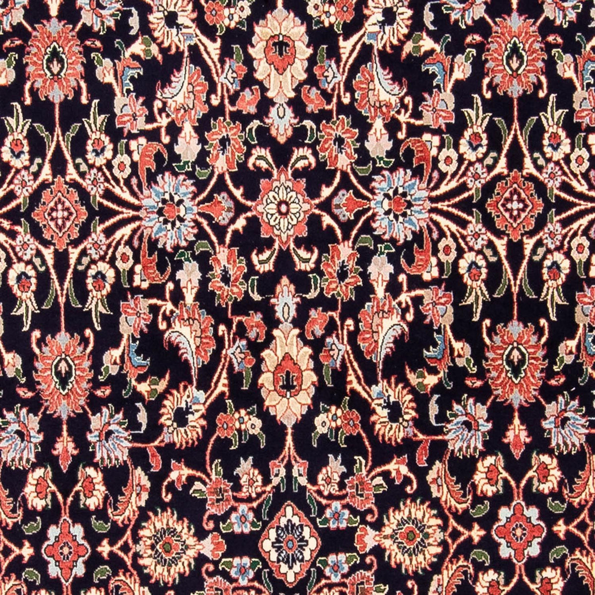 Dywan perski - Bijar - 248 x 150 cm - ciemnoniebieski