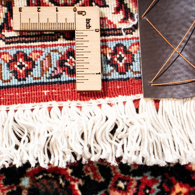 Biegacz Dywan perski - Bijar - 198 x 74 cm - ciemna czerwień