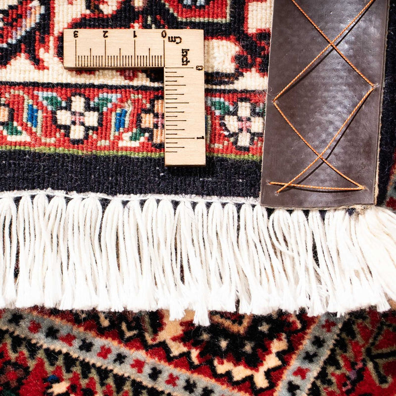 Biegacz Dywan perski - Bijar - 202 x 76 cm - ciemna czerwień