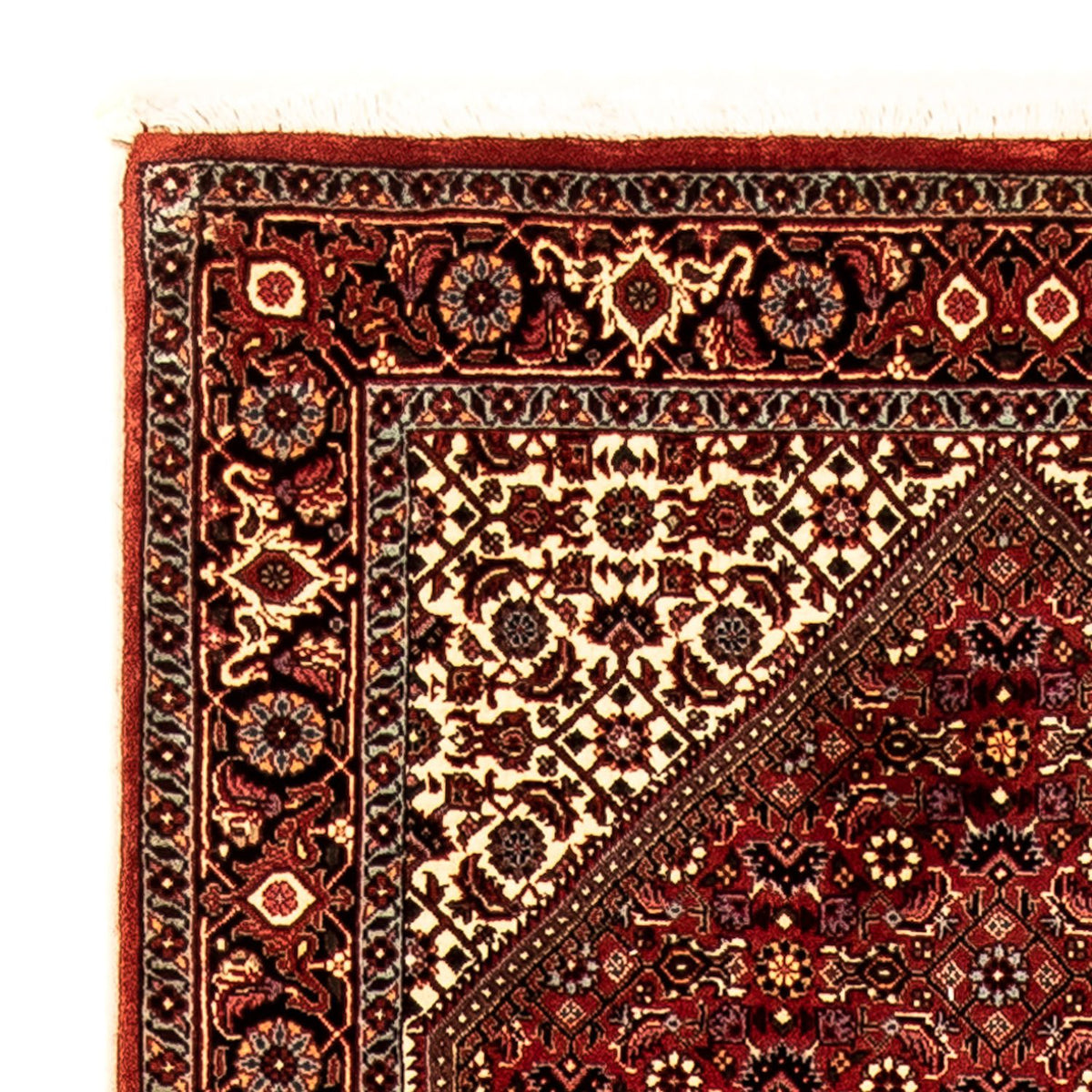 Biegacz Dywan perski - Bijar - 303 x 84 cm - wielokolorowy