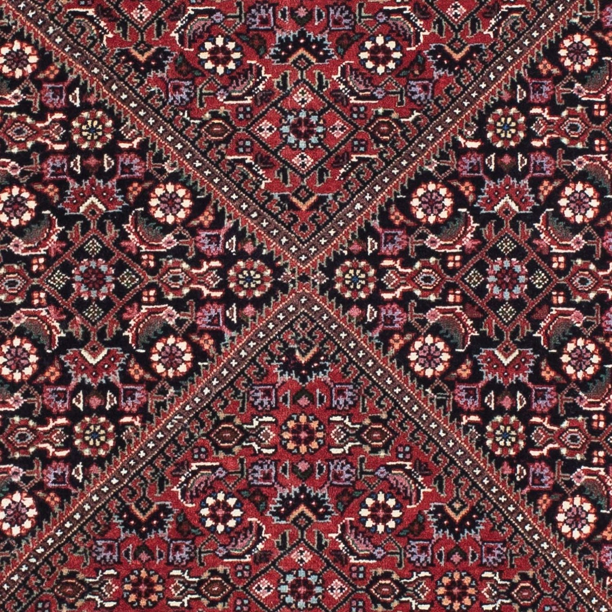 Biegacz Dywan perski - Bijar - 200 x 75 cm - rdza