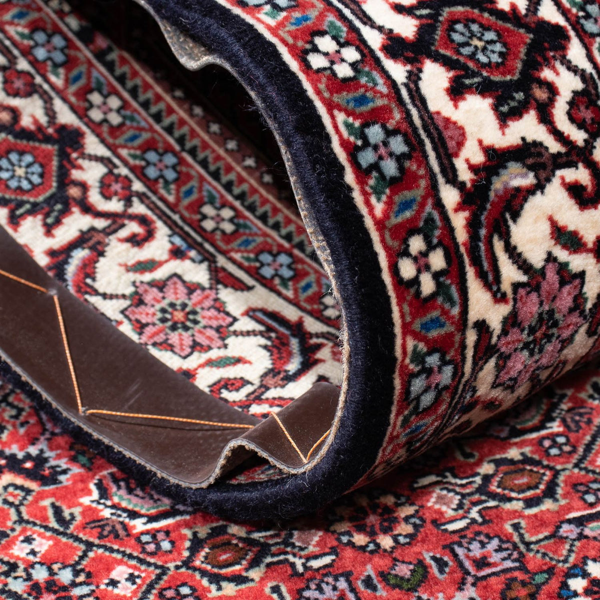 Biegacz Dywan perski - Bijar - 200 x 75 cm - rdza