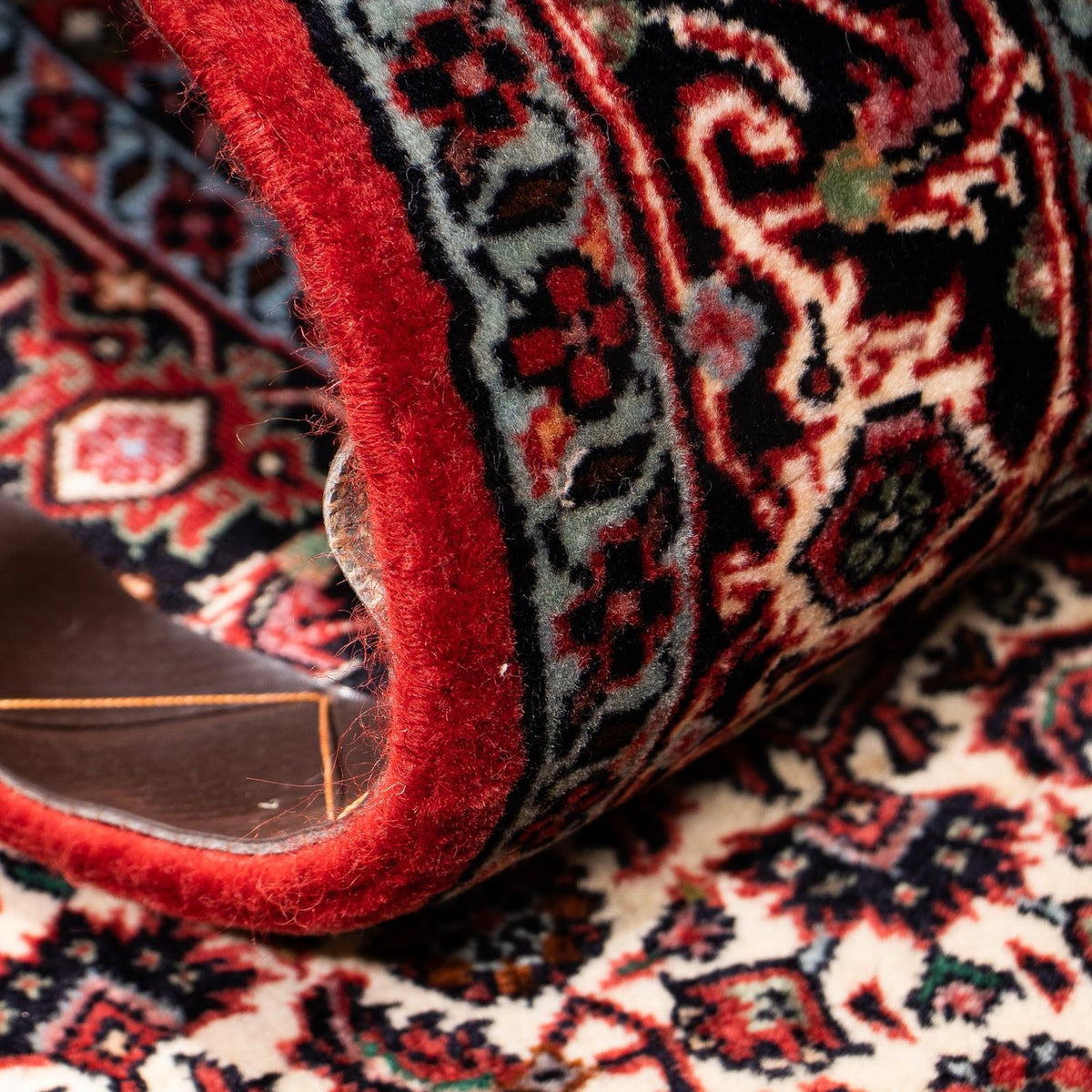 Biegacz Dywan perski - Bijar - 188 x 73 cm - czerwony