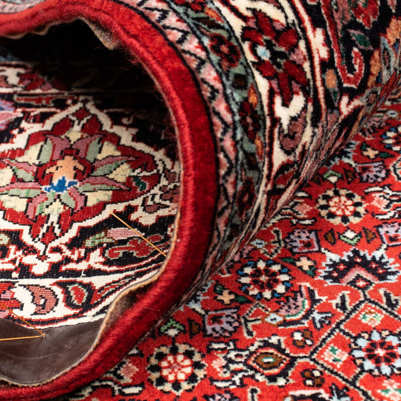 Dywan perski - Bijar - 392 x 299 cm - ciemna czerwień