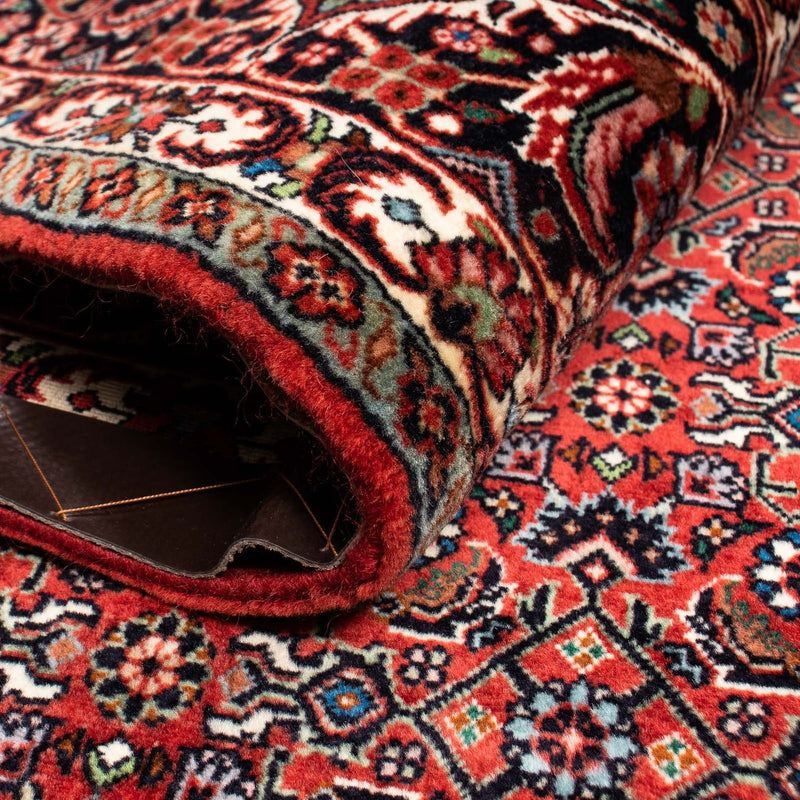 Dywan perski - Bijar - 237 x 200 cm - ciemna czerwień