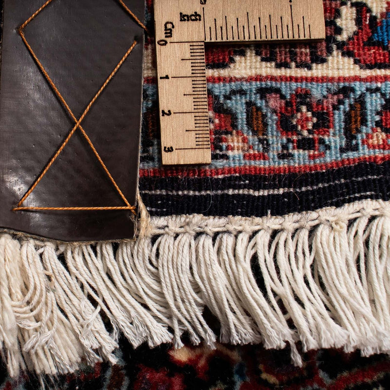 Dywan perski - Bijar - 248 x 198 cm - ciemna czerwień