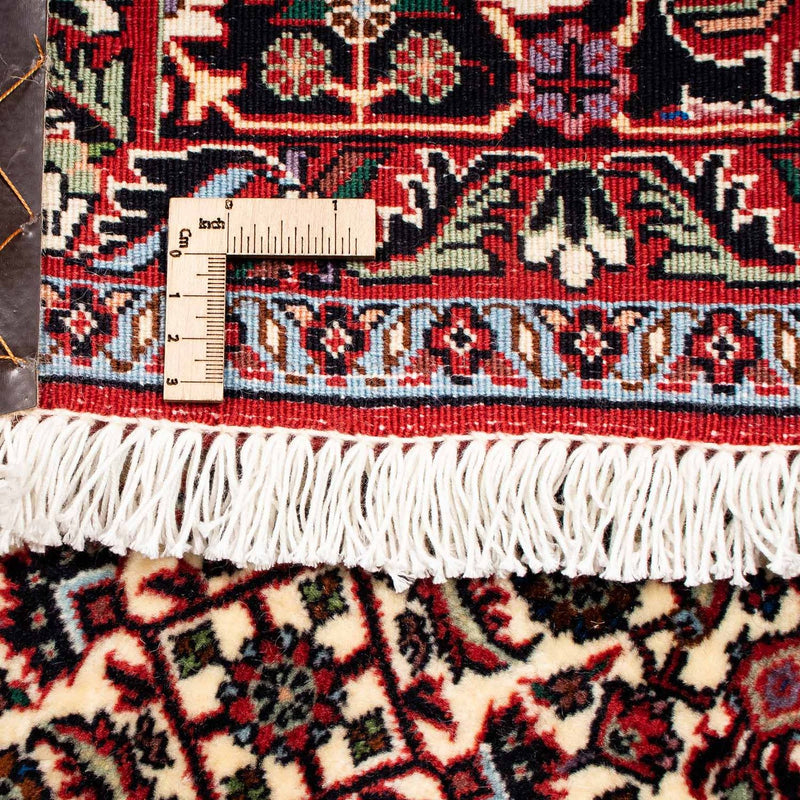 Dywan perski - Bijar - 262 x 205 cm - ciemna czerwień