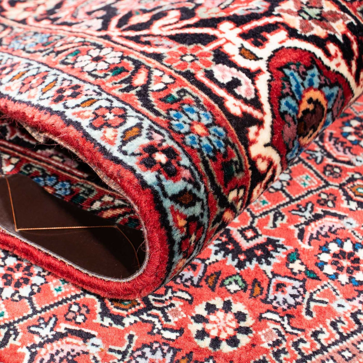 Dywan perski - Bijar - 233 x 168 cm - jasna czerwień