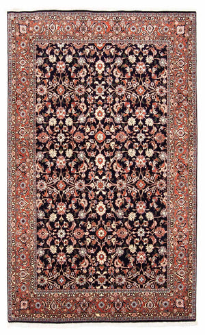 Dywan perski - Bijar - 245 x 151 cm - ciemnoniebieski