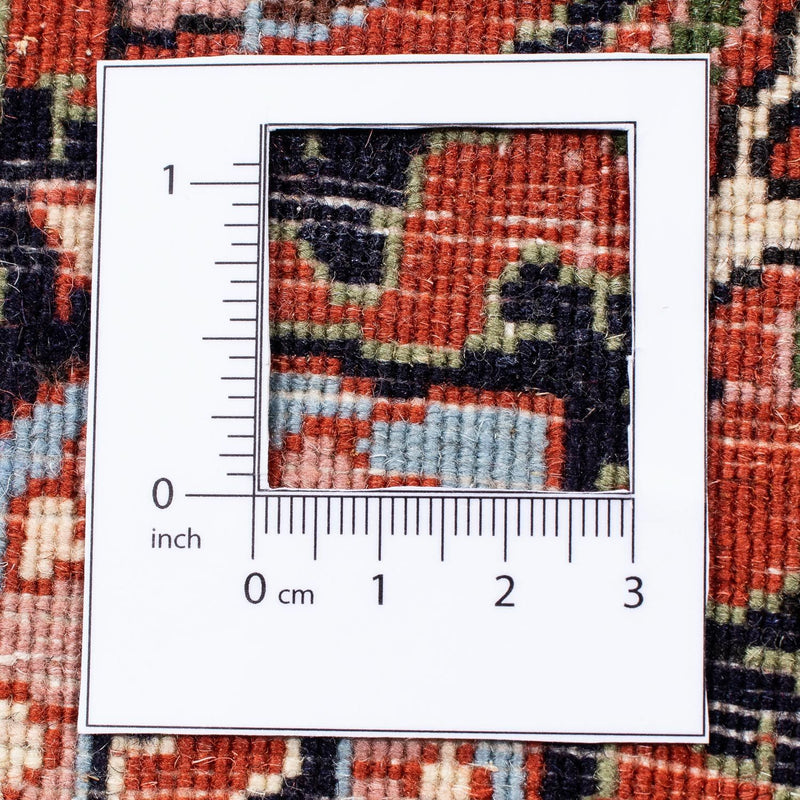 Dywan perski - Bijar - 245 x 151 cm - ciemnoniebieski