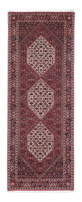 Biegacz Dywan perski - Bijar - 207 x 75 cm - czerwony