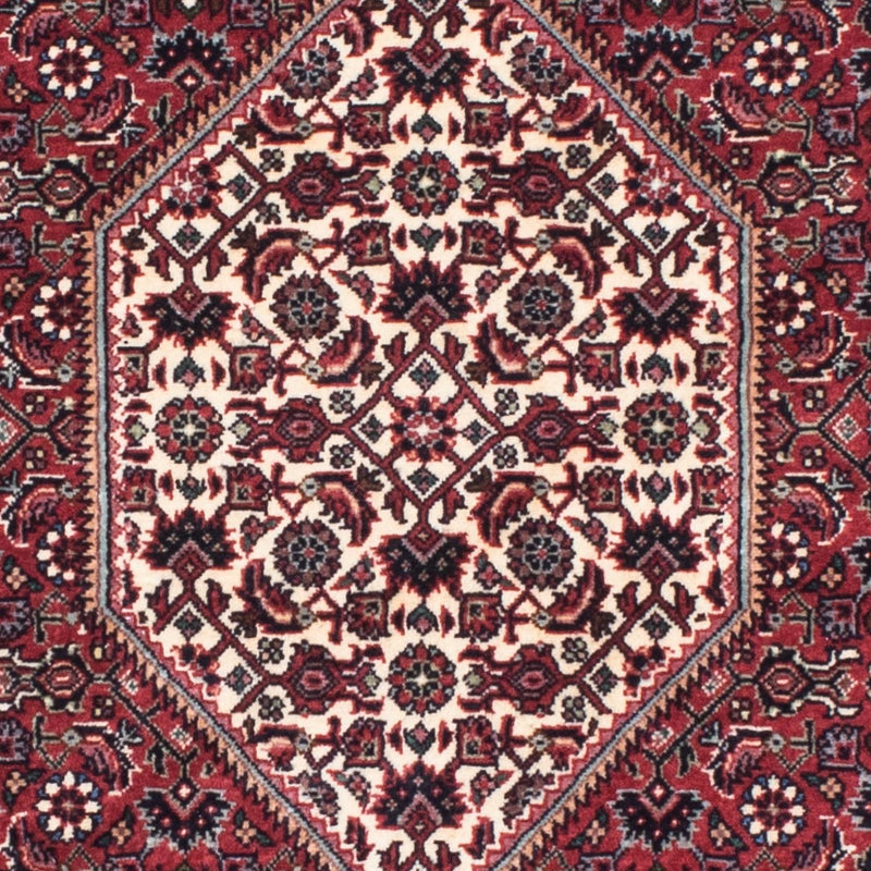 Biegacz Dywan perski - Bijar - 207 x 75 cm - czerwony