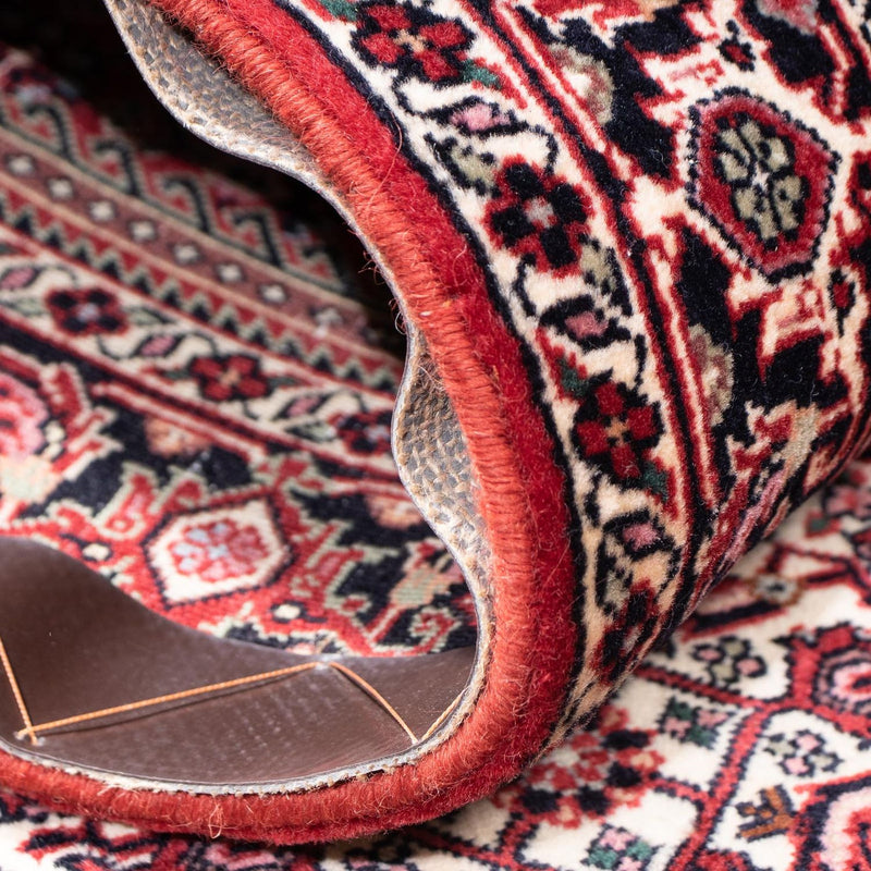 Biegacz Dywan perski - Bijar - 207 x 75 cm - czerwony