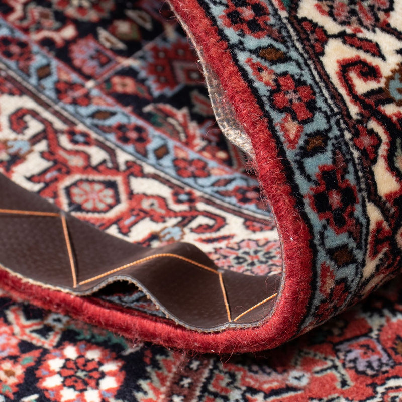 Biegacz Dywan perski - Bijar - 217 x 73 cm - ciemnoniebieski