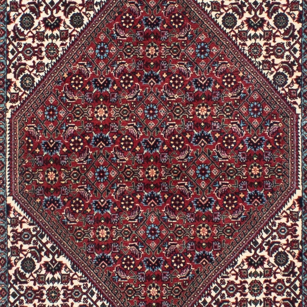 Biegacz Dywan perski - Bijar - 290 x 83 cm - czerwony