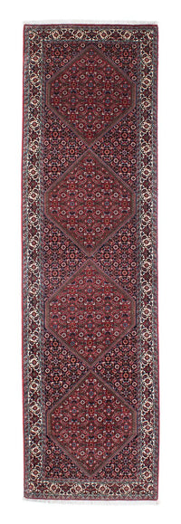 Biegacz Dywan perski - Bijar - 310 x 80 cm - czerwony