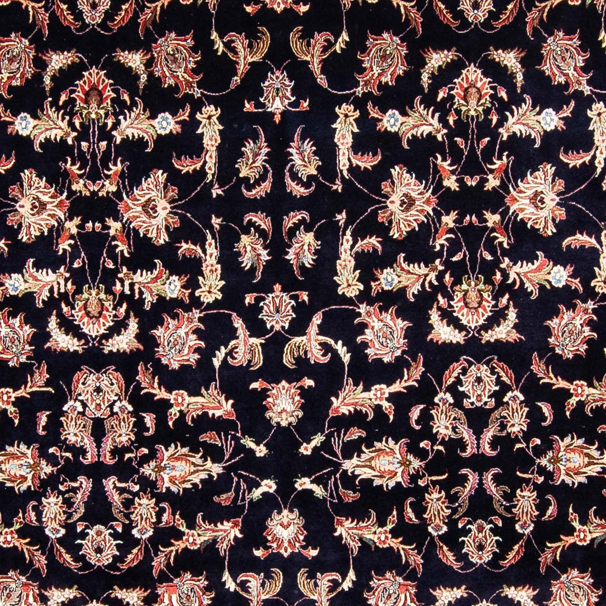 Dywan perski - Bijar - 352 x 256 cm - ciemnoniebieski