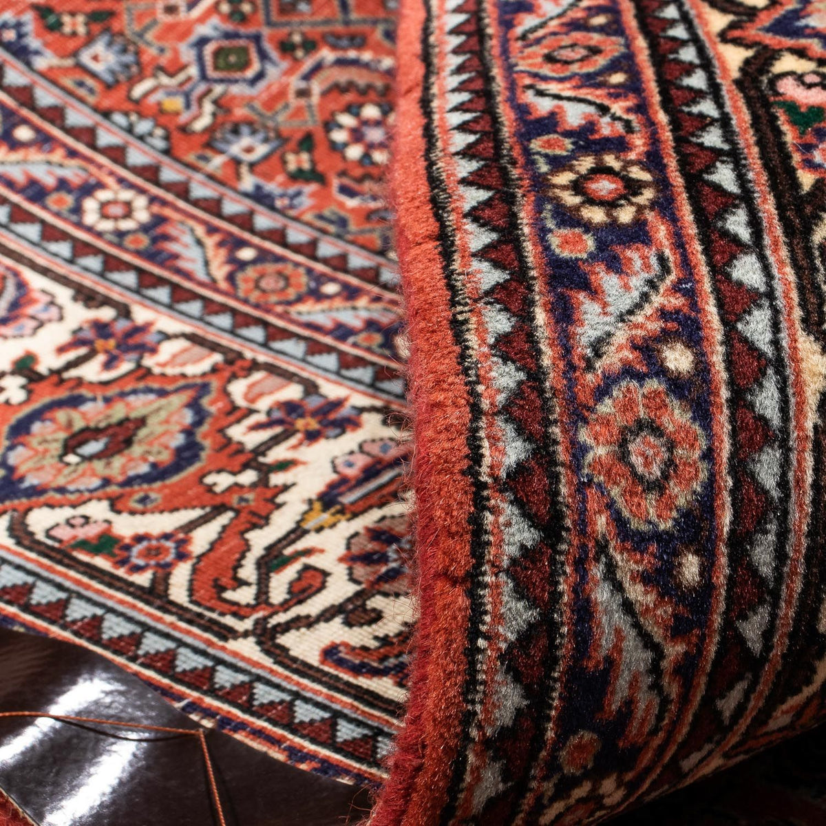 Dywan perski - Bijar - 239 x 168 cm - jasna czerwień