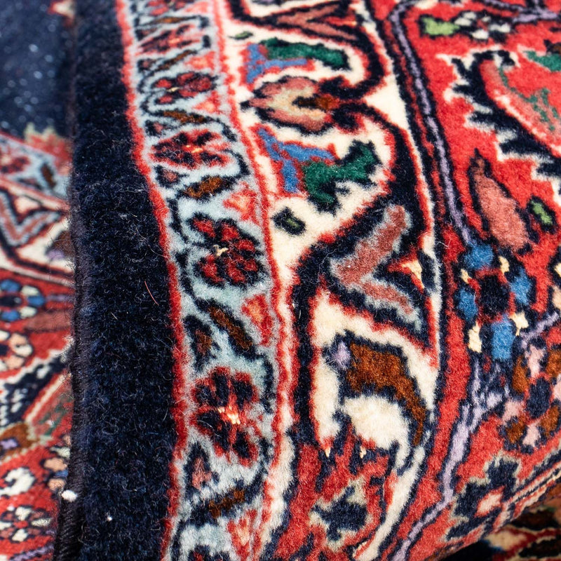 Dywan perski - Bijar - 350 x 255 cm - ciemnoniebieski