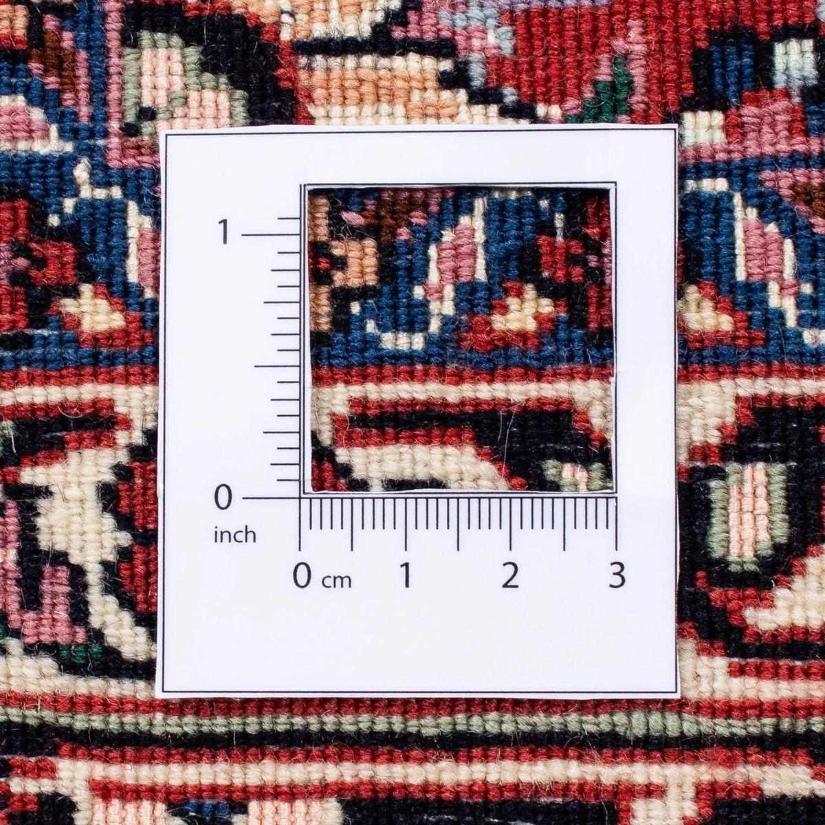 Dywan perski - Bijar - 230 x 175 cm - ciemna czerwień