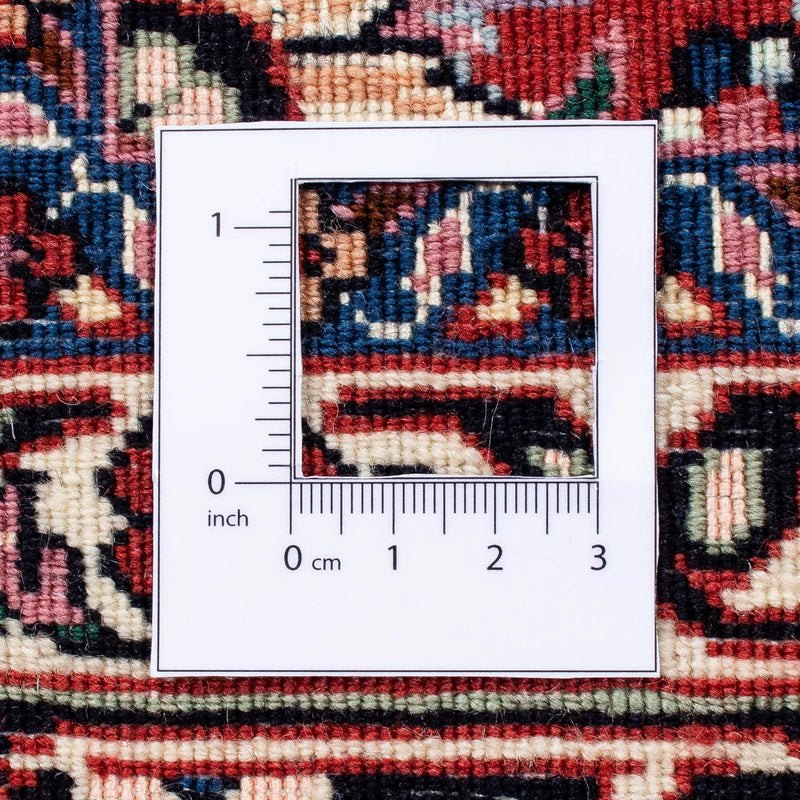 Dywan perski - Bijar - 230 x 175 cm - ciemna czerwień