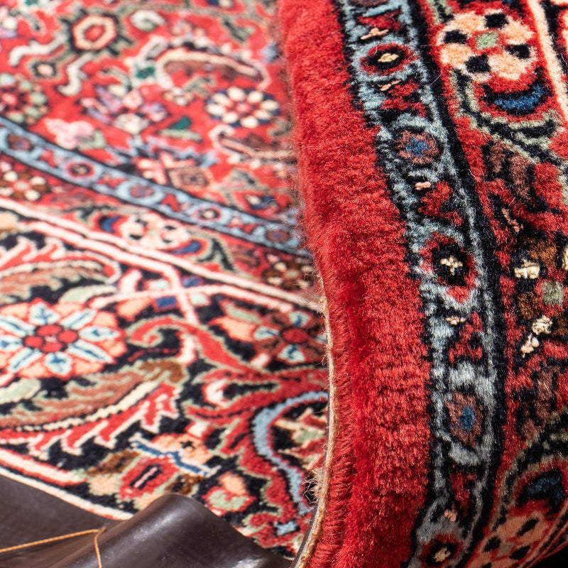 Dywan perski - Bijar - 233 x 166 cm - czerwony