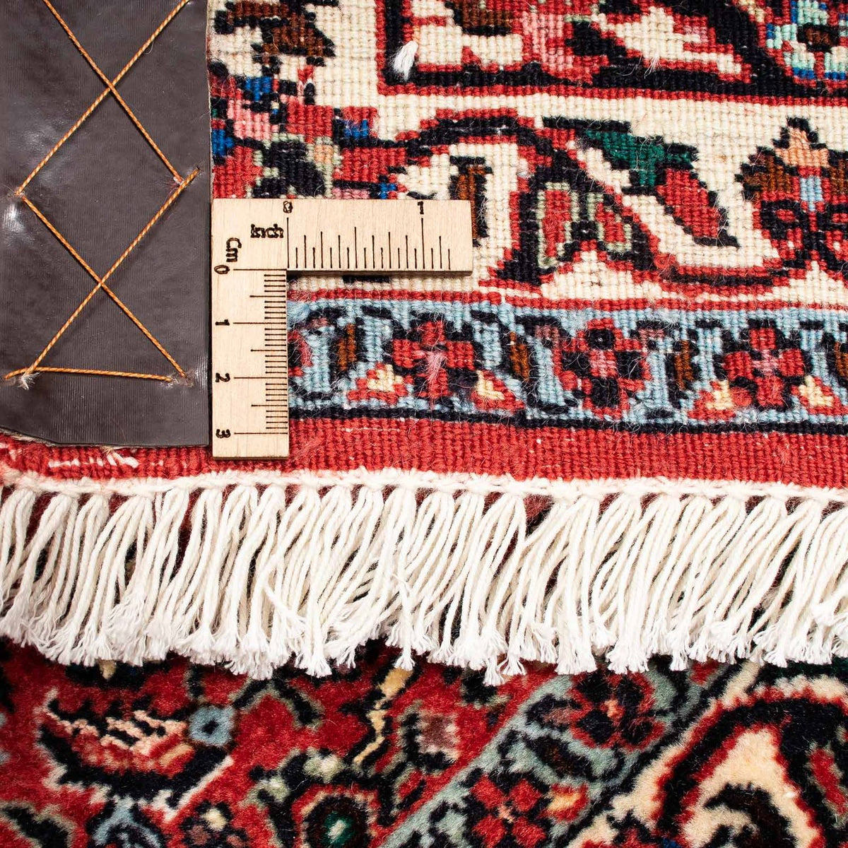 Dywan perski - Bijar - 246 x 200 cm - ciemna czerwień